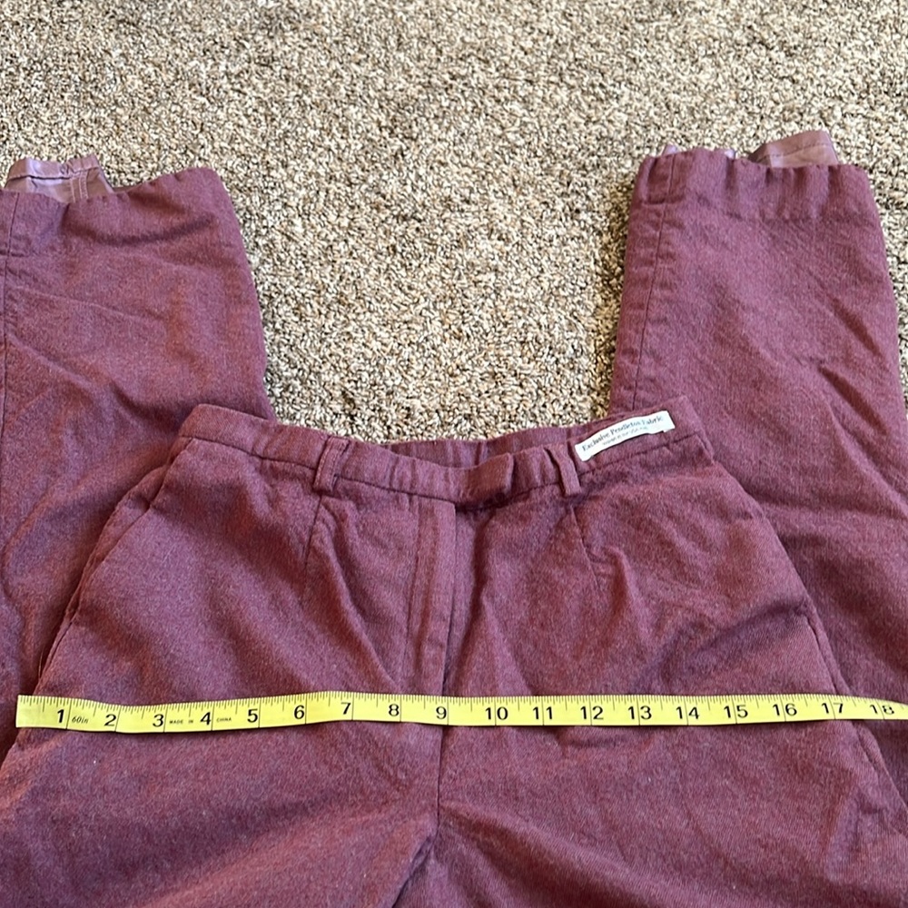 Pendleton Wool Bareback Straight Trousers Silk/Satin Lined - Picture 5 of 6